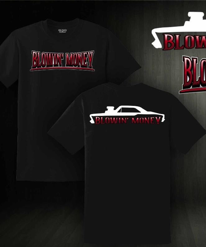 Blowin' Money Red/White LogoTee – Blowin' Money Mafia